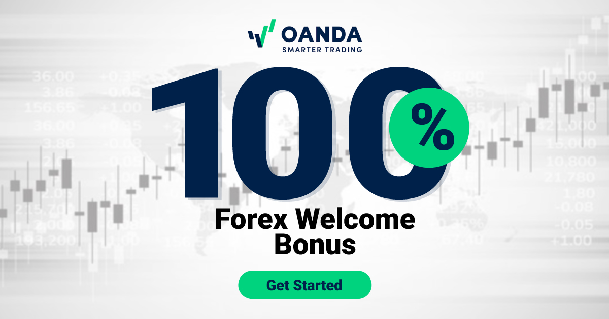 Achieve a 100% Forex Welcome Bonus 2023 - OANDA