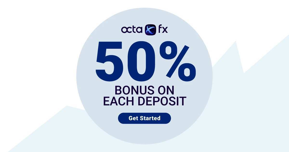 OctaFX offers a New 50 percent Forex Deposit Boost