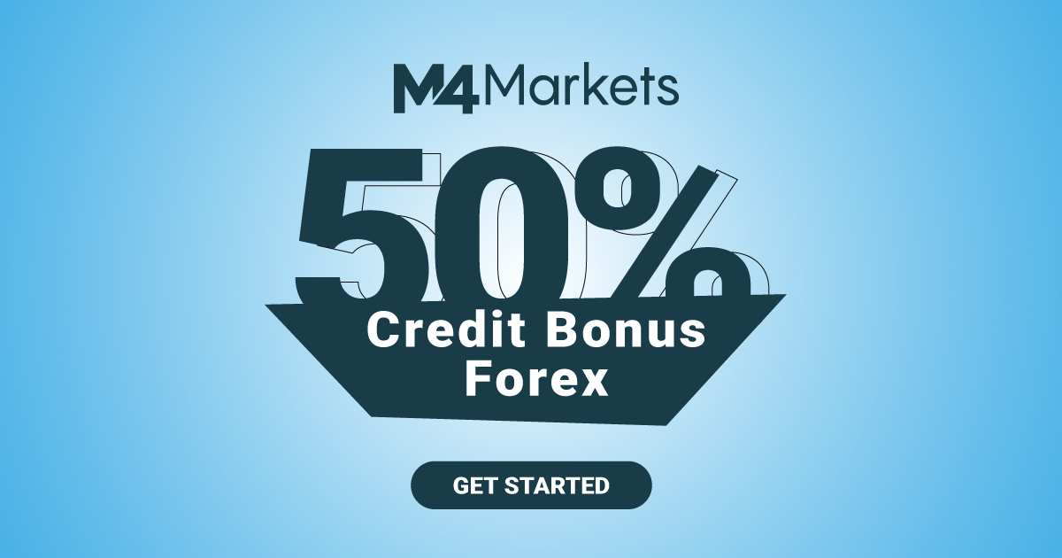Forex M4Markets New 50 Percent Credit Bonus for all
