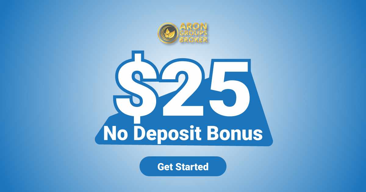Aron Groups Broker Welcome 25 USD No Deposit Bonus
