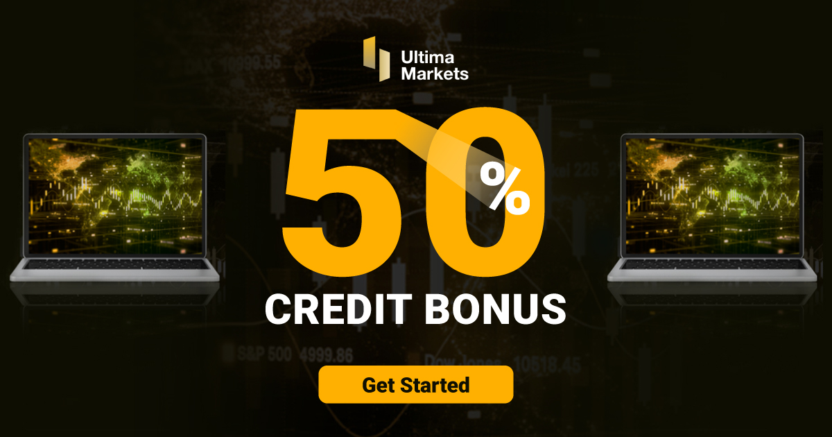 Get a 50% Credit Bonus for trading by Ultima Markets