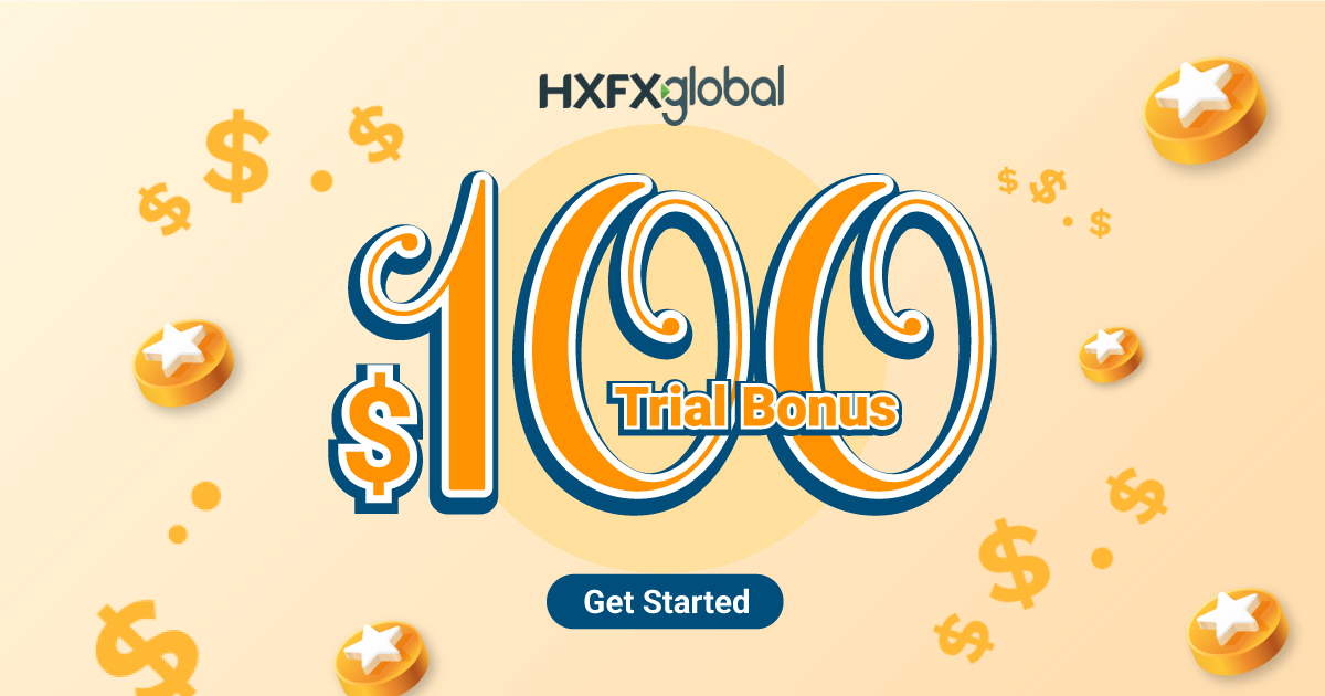 Have a free 100 USD Forex Trial Bonus from HXFXglobal