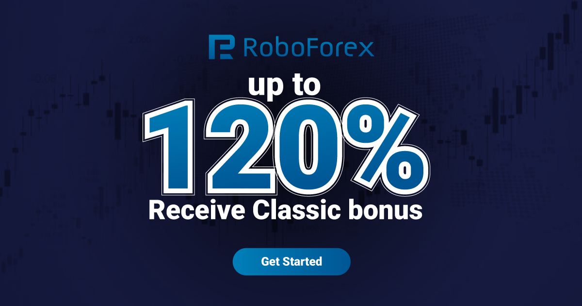 Receive up to 120% Classic Bonus for trading - RoboForex