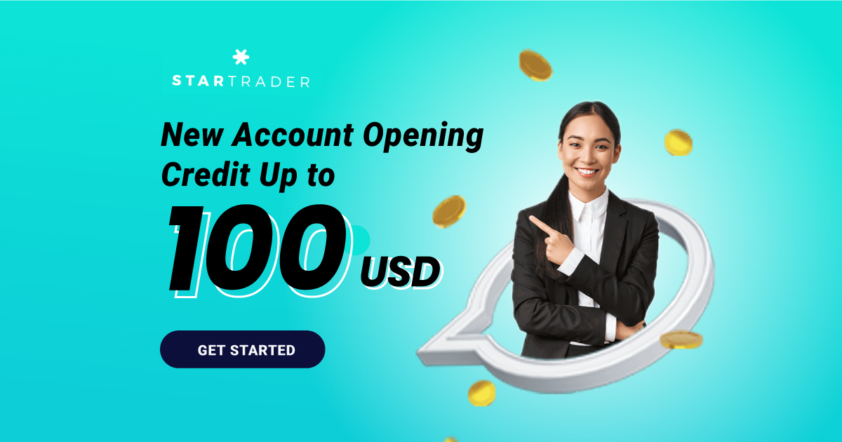 $100 STARTRADER Free Account Opening Credit Bonus