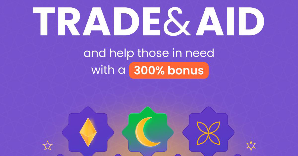 300% Forex Trading Bonus of AID in the holy Month from FBS