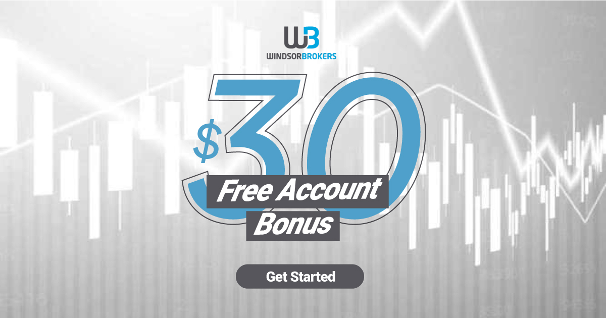 Free Forex $30 No Deposit bonus from Windsor Brokers
