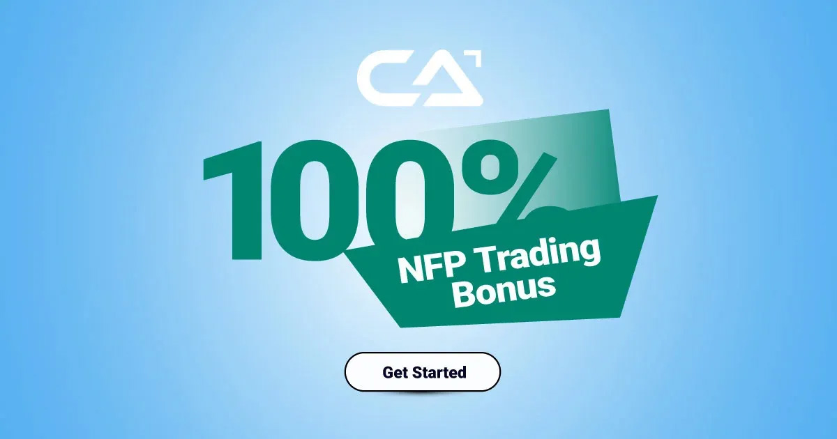 CA Markets 100% Cash Deposit Bonus for Forex Trading