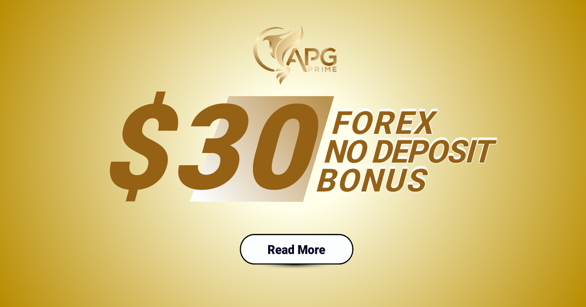 APGPrime $30 No Deposit Forex Bonus to start live trading