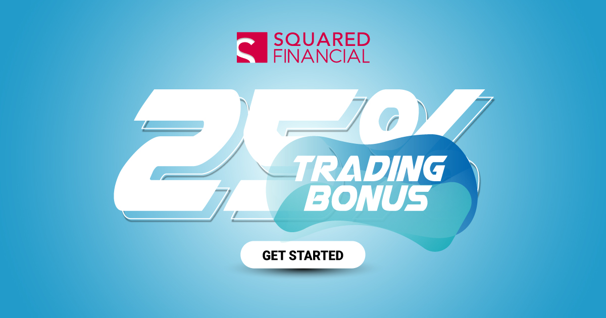 New Forex 25% Deposit Bonus of $5000 at SquaredFinancial