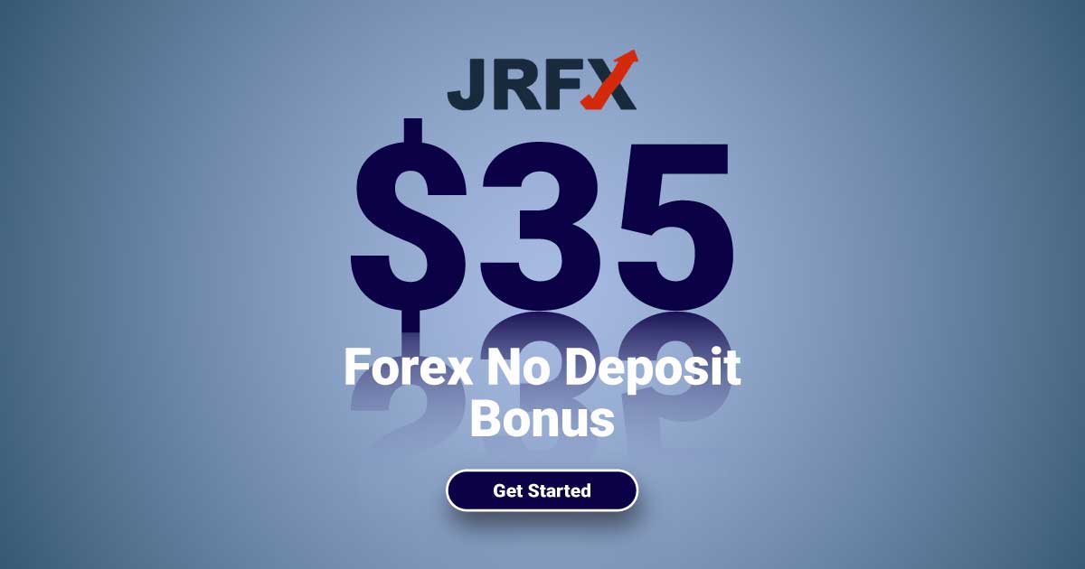 Welcome Forex $35 No Deposit Bonus by JRFX