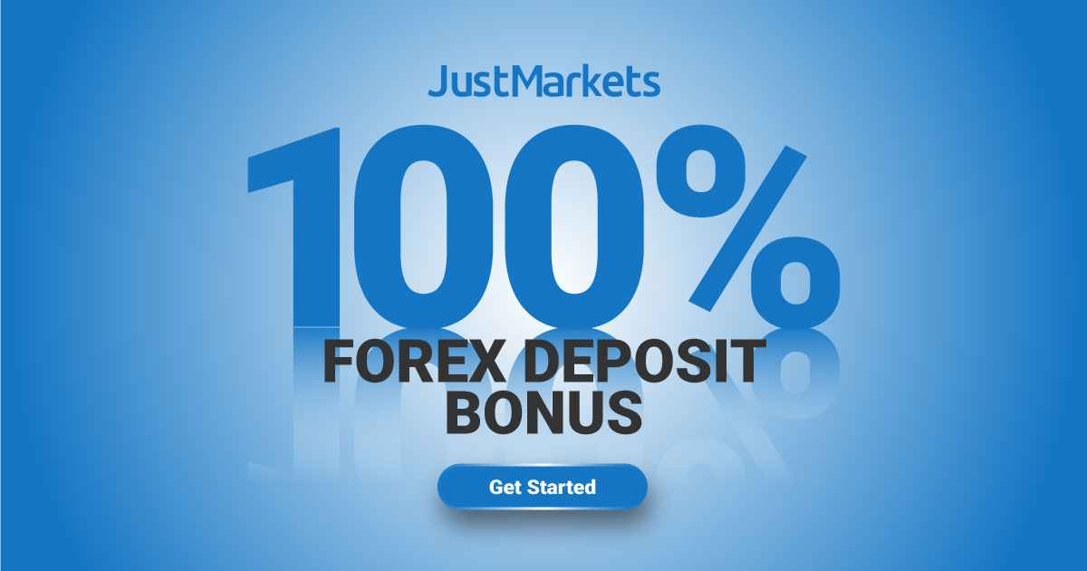 Justmakrets New Forex 100% Deposit Bonus Promotion