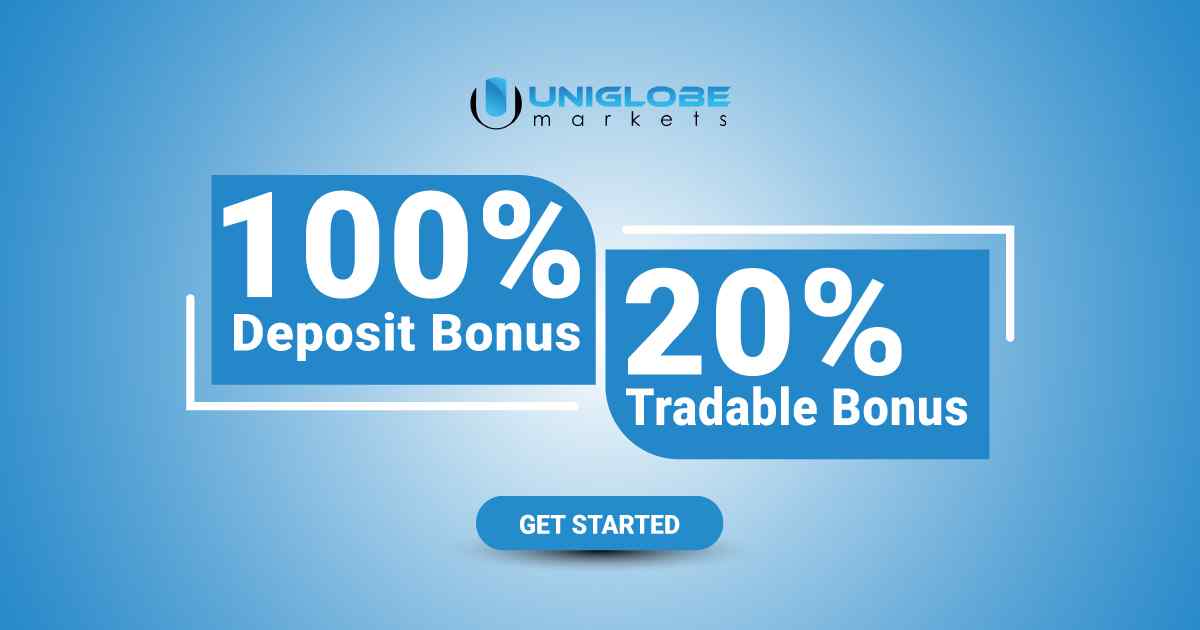 Welcome Forex 20% and 100$ Trading Bonus at Uniglobe