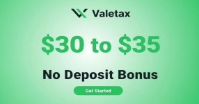 Valetax No-Deposit Bonus Get $30 to $35 to Start Trading